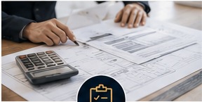 Bouwtekeningen en materialen bij een renovatieproject
